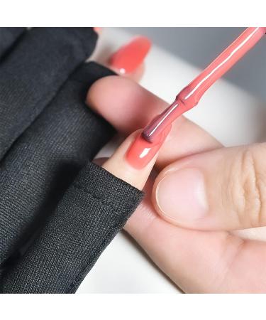 UV Protection Gel Nail Gloves - 1 Pair Anti-UV Fingerless Moisturising Gloves for Nail Art & Skin Care | Touchscreen Half Finger Gloves for SPA & UV Protection - Buy Online on GoSupps.com