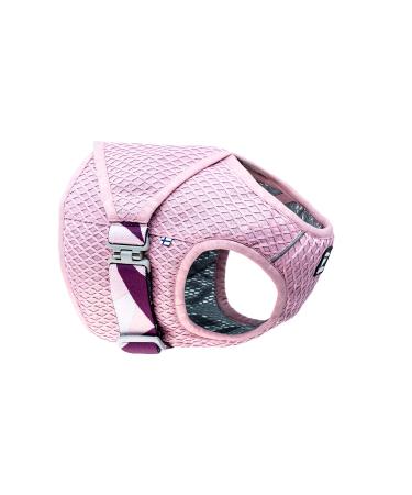 Hurtta Cooling Wrap cooling vest for dogs cooling vest summer dog jacket pink 55-65cm carnation pink 55-65cm