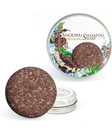  G n rique Natural Gray Hair Removal Soap - Multiflorum Rosemary Polygonum Shampoo Bar | 1.94 oz Organic Hair Color Restoring Solid Bar Nourishing A Hair Care Aid - Buy Online on GoSupps.com