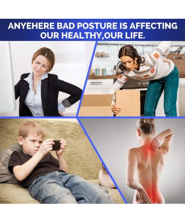 2022 Updated Posture Corrector for Men and Women - Adjustable Upper Back Brace for Clavicle Support, Pain Relief for Neck, Back, Shoulder - Buy Online on GoSupps.com