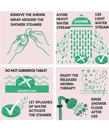 MR MIRYE 20-Pack Organic Shower Steamers with Essential Oils for Aromatherapy | Eucalyptus Mint Patchouli Black Pepper Sandalwood | Perfect Mothers Day Gift for Her - Buy Online on GoSupps.com