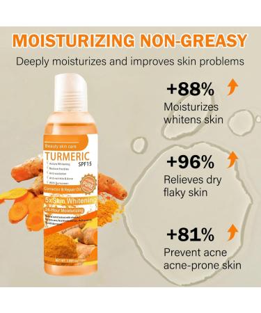 Turmeric Oil Turmeric Face Serum Dark Spot Correcting Glow Serum Reduces Age Spots Sun Spot Improve Brightening Moisturzing Body Face Oils and Serums (Turmeric Oil) - Buy Online on GoSupps.com