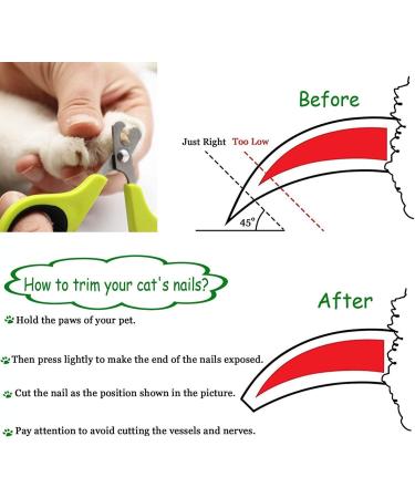 OneCut Pet Nail Clippers - Updated Claw Scissors for Cats Kittens & Small Dogs | Professional Nail Trimming Tools in Green - Buy Online on GoSupps.com
