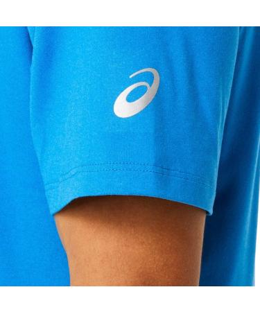 ASICS Men's Short Sleeve Heather Tech Top - 3XL Electric Blue Heather - Apparel - Buy Online on GoSupps.com
