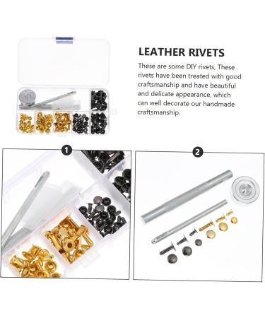 NUOBESTY 1 Set Dress Accessories Nail Accessories Screwback Studs Rivets Studs for DIY Crafts Suitcase Metal - Buy Online on GoSupps.com