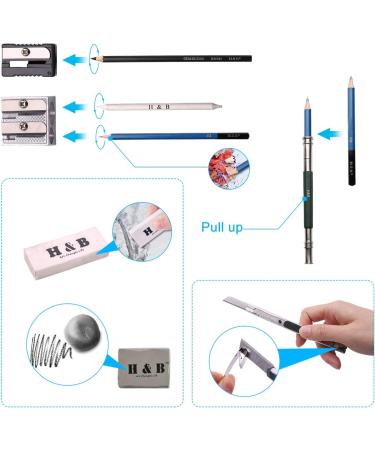 AONLSKH 35pcs Sketching and Drawing Pencils Set - Professional Art Supplies Kit for Kids & Adults - Buy Online on GoSupps.com
