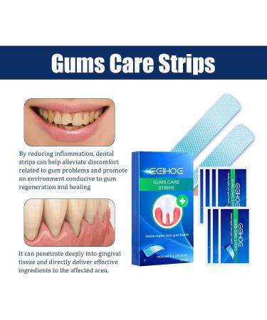 7-Piece Gum Care Strips & Tooth Whitening Stickers | Promote Gum Health & Repair Tissue - Buy Online on GoSupps.com