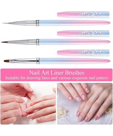 2 Dotting Tools for Nails | Polish Manicure Liner Brush Set 15 Fine Tip Nail Dotting for Salon Home Nail Dotting Outlining Frifer 2 Pcs 15 Sets - Buy Online on GoSupps.com