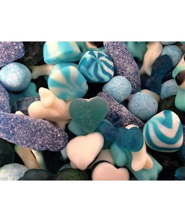 1kg - All Blue Sweets Mix - Fizzy - Jelly Sweets - Baby Shower - Gender Reveal - Pick and Mix - Buy Online on GoSupps.com