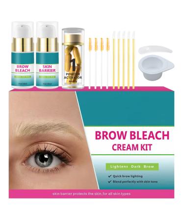 Wuvfojca Wuvfojca Eyebrow Lightening Kit 10ml Eyebrow Whitening Gentle Eyebrow Tint Set Suitable for Dry Skin