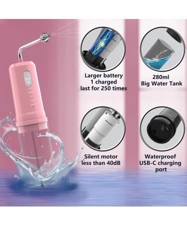 Ear Wax Removal Electric Ear Cleaner with 4 Modes Portable Ear Wax Cleaning Kit with Nozzles Basin IPX7 Waterproof USB-C Charging Water Ear Irrigation Flushing System for Adult and Kid Pink - Buy Online on GoSupps.com