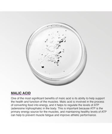 White Label Nutrition Malic Acid Supplement - High Potency | 30 Capsules | 900mg | UK Made | GMO-Free - Buy Online on GoSupps.com