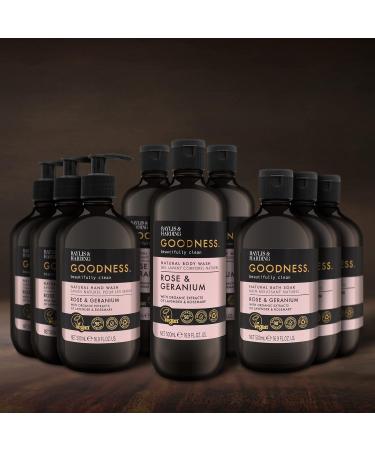Baylis & Harding Goodness Rose & Geranium Toiletries Bundle - 9 Bottles, Vegan Friendly Hand Wash, Body Wash & Bath Soak - Buy Online on GoSupps.com