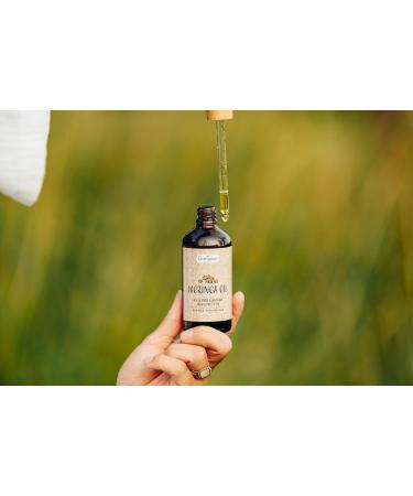 Anti-Aging Moringa Oil - Premium Quality - 100% Natural Cold Pressed - Hydration & Radiance for Face Skin & Hair (50ml) - Buy Online on GoSupps.com