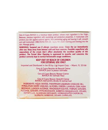 Bianca Face Cream for Normal & Oily Skin - Nourishing Moisturizer with Virgin Beeswax | 3.4 Fl Oz - International Shipping Available - Buy Online on GoSupps.com