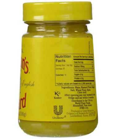 Colman's Original English Mustard 3.53 oz - Authentic Prepared Mustard - Buy Online on GoSupps.com