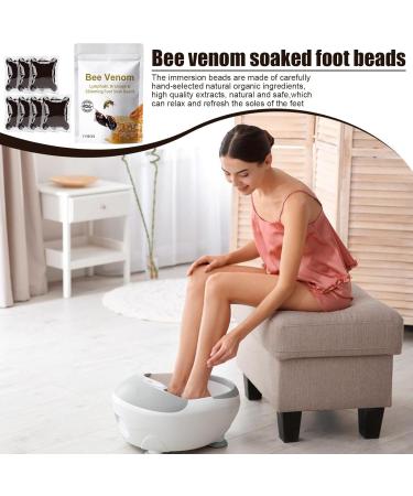  2 bags Foot Spa Soak Beads for Stress Relief Bee Bath Foot Soak for Hard Skin Healthy Feet Skincare Set for Women Bee venoms Slimming Bead Bags - Buy Online on GoSupps.com