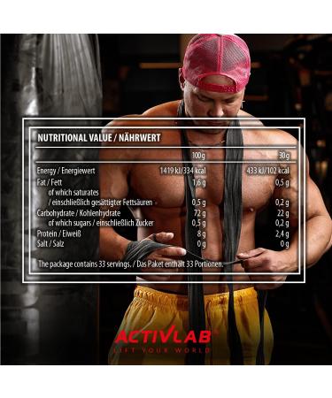 Activlab Rice Carbs Cr me de Riz Naturel 1000g Source de Glucides Complexes Repas Avant et Apr s l Entra nement 33 Portions avec Gobelet Doseur - Buy Online on GoSupps.com