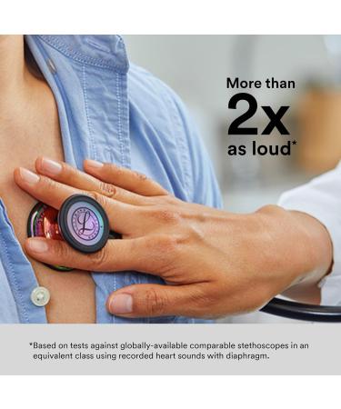 3M Littmann Cardiology IV Stethoscope - High Polish Smoke Chestpiece, Caribbean Blue Tube - 27 inch - Buy Online on GoSupps.com