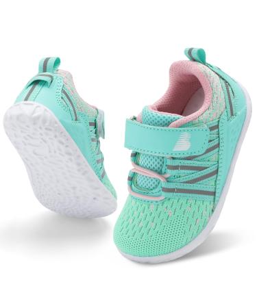 JOINFREE Baby Sneakers Toddler Shoes Soft Anti-Slip Sole Newborn First Walkers Infant Toddler Breathable Athletic Running Shoes 0-6 Months Green