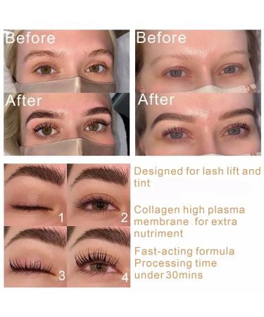 4in1 Lash Lift and Color Kit - Black Color, Long-Lasting Brow and Lash Tint - 6-8 Weeks - Buy Online on GoSupps.com