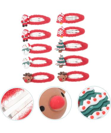FRCOLOR 5 Pairs Christmas Hair Clips Lovely Hairwear Party Hairpin Antler Hair Clip Kids Barrettes for Hair Christmas Barrette Resin Hair Clip Kids Holiday Hair Clips Child Girl Grip Iron - Buy Online on GoSupps.com