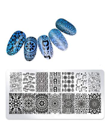 3pcs Nail Art Stamp Templates Kit Stamper & Scraper for Stunning Maleicure Designs (OM-D19 OM-D20 OM-D21) International Shipping - Buy Online on GoSupps.com