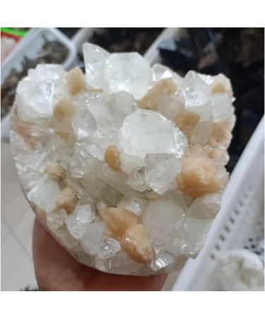 Natural Crystal Rough Crystal Cluster Natural Fisheye Symbiotic Ore Crystal Home Office Decor Gift Wealth (Size : 2.5-2.8kg) - Buy Online on GoSupps.com