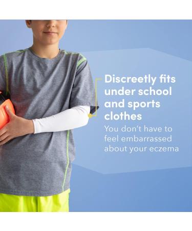 Eczema Clothing for Kids | Eco-Friendly Arm & Leg Sleeves | Itch Relief for Girls & Boys (Medium 7-9 - Buy Online on GoSupps.com