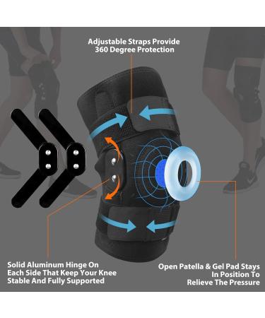 JWISLAND 2 Pack Knee Braces for Women & Men - Arthritis Pain Relief - Patella Gel Pads - X-Large - Buy Online on GoSupps.com