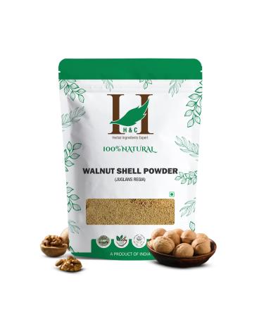 H&C 100% Natural Walnut Shell Powder for Scrub Formulation 227gms (1/2 LB)