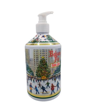 Christmas Theme Scented Hand Soap 21.5 FL OZ Pump Bottle (1 Balsam Fir) 1 Balsam Fir