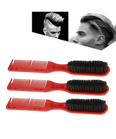 Haircut Beard Brush Set - 3pcs Nylon Bristle Comb for Men | Salon-Quality Beard Styling Tool - Buy Online on GoSupps.com