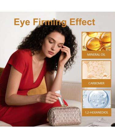  Mimoqk Eye Cream Bag Lotion Hydrating & Nourishing Firming Formula Brightens Dark Circles Mild Lightweight 20 Ml Fast-Absorbing Sensitive-Safe Eye Moisturizer for Home & Outdoors - Buy Online on GoSupps.com