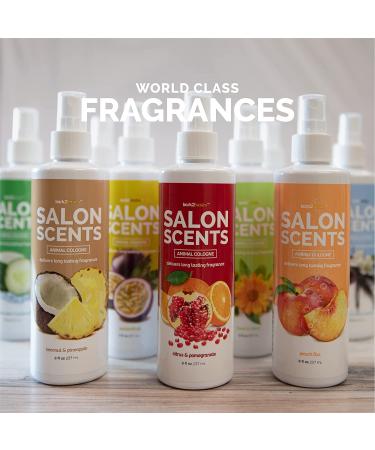 Bark2Basics Salon Scents Pet Grooming Cologne 8 oz - Vanilla Black Raspberry Deodorant for Dogs & Cats - Buy Online on GoSupps.com