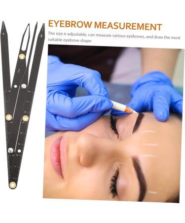 POPETPOP 5 pcs Ratio Gadgets Second Metal Makeup Caliper Sliding Tool Measuring Positioning Tools Stainless 25x5x0.6cmx5pcs Blackx5pcs - Buy Online on GoSupps.com