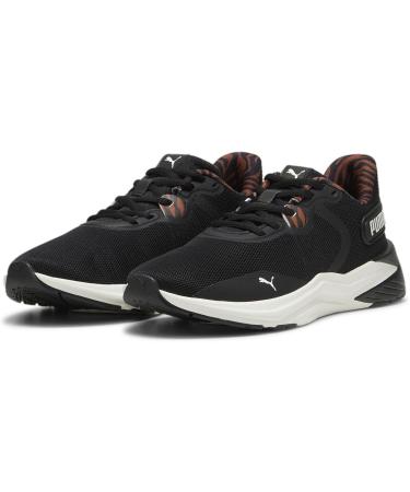 PUMA Women's Disperse Xt 3 WN's Animal Remix Road Running Shoe - 39 EU Puma Black & Warm White | Shop Internationally - Buy Online on GoSupps.com