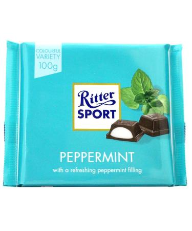 ritter Menthe Sport Dark Chocolate 100G - Pack of 6