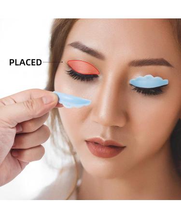 Moonyan Lash Lift Eyelid Pads | 5 Pairs Eyelash Holder Pads Reusable Silicone Eyelash Pad Lash Lift Supplies Lower Pads for Men Skin-Friendly - Buy Online on GoSupps.com