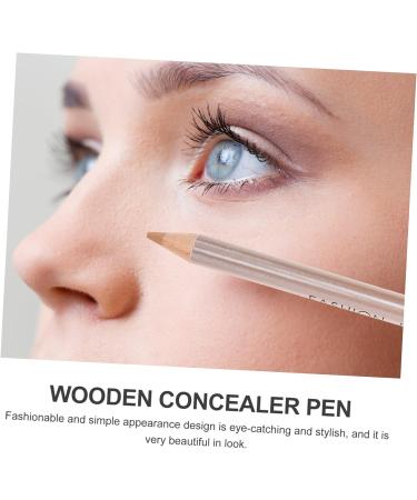 Healeved 4pcs Concealer Pen Makeup Concealer for Dark Circle Concealer Pencil Concealer Makeup Wooden Ivory - Buy Online on GoSupps.com