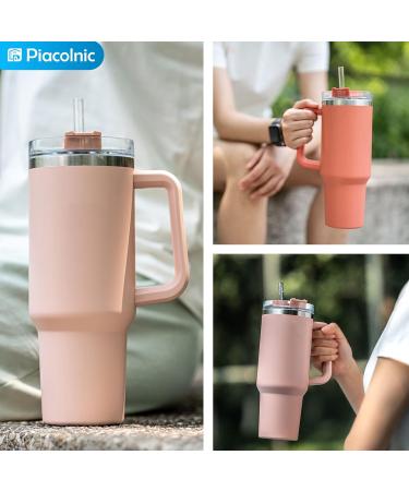 10 Pack Replacement Straws for Stanley 40 oz 30 oz Tumbler 12 inch Long Reusable Plastic Colorful Straws with Cleaning Brush and 2 Straw Cover Compatible with Stanley Cup Mug Accessories - Buy Online on GoSupps.com