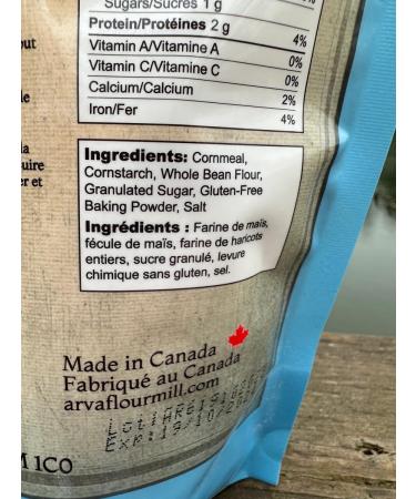 Gluten Free Pancake Mix Pancake Mix 650g Makes 10-12 Large Pancakes 100% GF Pancake Mix Made in Canada by Arva Flour Mills - Buy Online on GoSupps.com