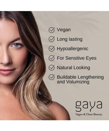 Gaya Cosmetics Vegan Mascara - Eyelash Extensions for Natural Look | Brown Makeup - Buy Online on GoSupps.com