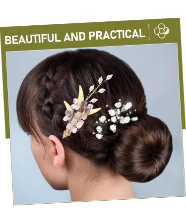 Ipetboom Hair Barrettes Hair Clip Tiara Hair Pin Barrettes for Women Barrettes for Thick Hair Accessories Bride Cheongsam Plastic - Buy Online on GoSupps.com