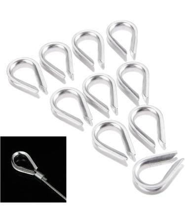 Mtsooning 10PCS Stainless Steel Rope Thimble Rigging Wire Chain Clamp Clip for Sailing Boat Anchor Fishing - Ideal for Commercial & Industrial Applications - Buy Online on GoSupps.com