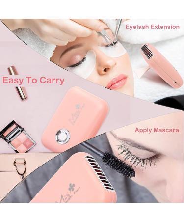 LXIANGN Portable Mini Lash Fan Dryer for Eyelash Extension - Handheld USB Fan with 3 Adjustable Speeds - Pink - Buy Online on GoSupps.com
