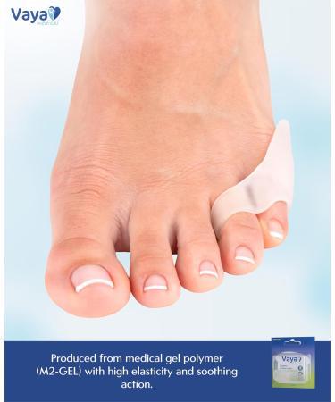 Vaya Medical Toe Spreader & Separator | Toe Protection for Little Toe | Wedge & Ring Correction | Medical Polymer Smart Gel - Universal 1 Piece - Buy Online on GoSupps.com