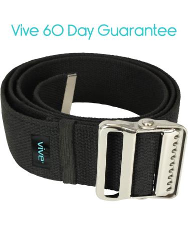 Vive Gait Belt (60 Inch) - Transfer Assist Device for Seniors - Occupational Therapy Aid for Medical Nursing Safety - Buy Online on GoSupps.com