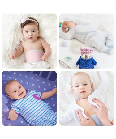 8 Pcs Baby Belly Band Newborn Infant Wrap & Umbilical Cord Cover | Cotton Belly Wraps for Baby | Belly Binder for 0-12 Months | 4 Colors - Buy Online on GoSupps.com