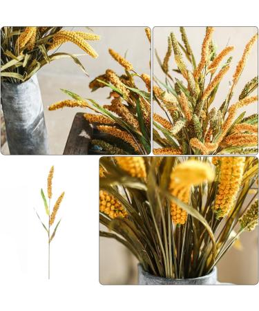 ABOOFAN 3pcs Simulated Ears of Corn Fake Wheat Stalks Wheat Dried Flowers Home Plant Decor Artificial Wheat Bundle Fall Decor Artificial Plants Wheat Decoration Household Pu Ornaments - Buy Online on GoSupps.com